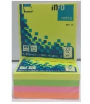 (024861) STICK NOTAS INFO FLUO 75x75 x320u 440-0210