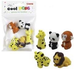 (024077) WERO GOMA 3D ANIMALS Vta x Unidad WE2059