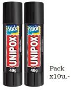 (023832) ADHES BARRA UNIPOX x40gr PACK x10u ST03138