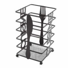 (024564) BZ ESCURRE CUBIERTOS 57915585 CUADRADO NEGRO