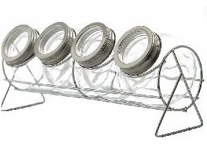 (024568) BZ ESPECIERO SET x4 CR14223 VIDRIO C/BASE