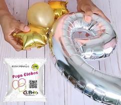 (022393) ART CINTA SILICON ADHES BOTON PEGA GLOBOS